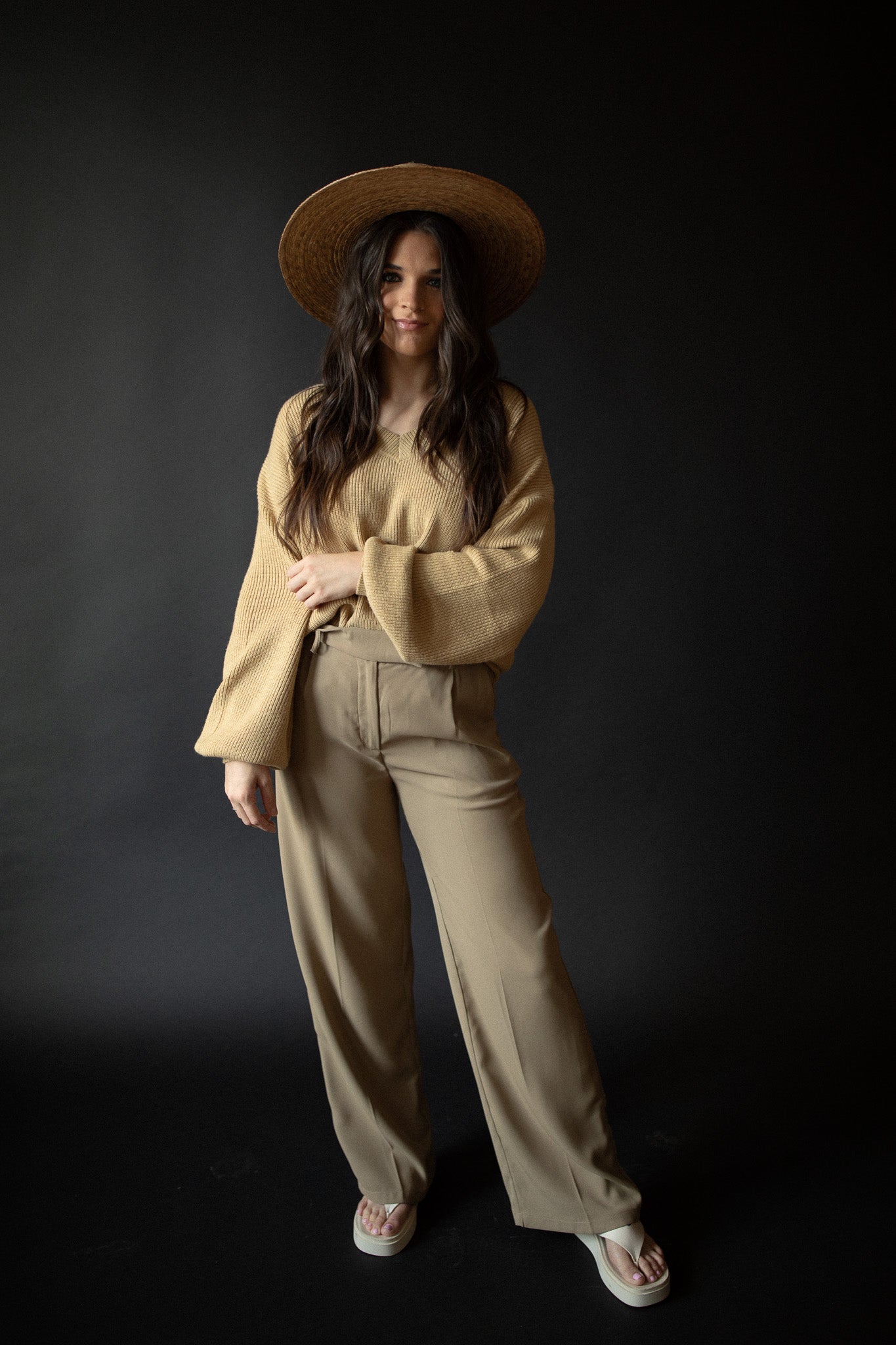 Soho Camel Trousers