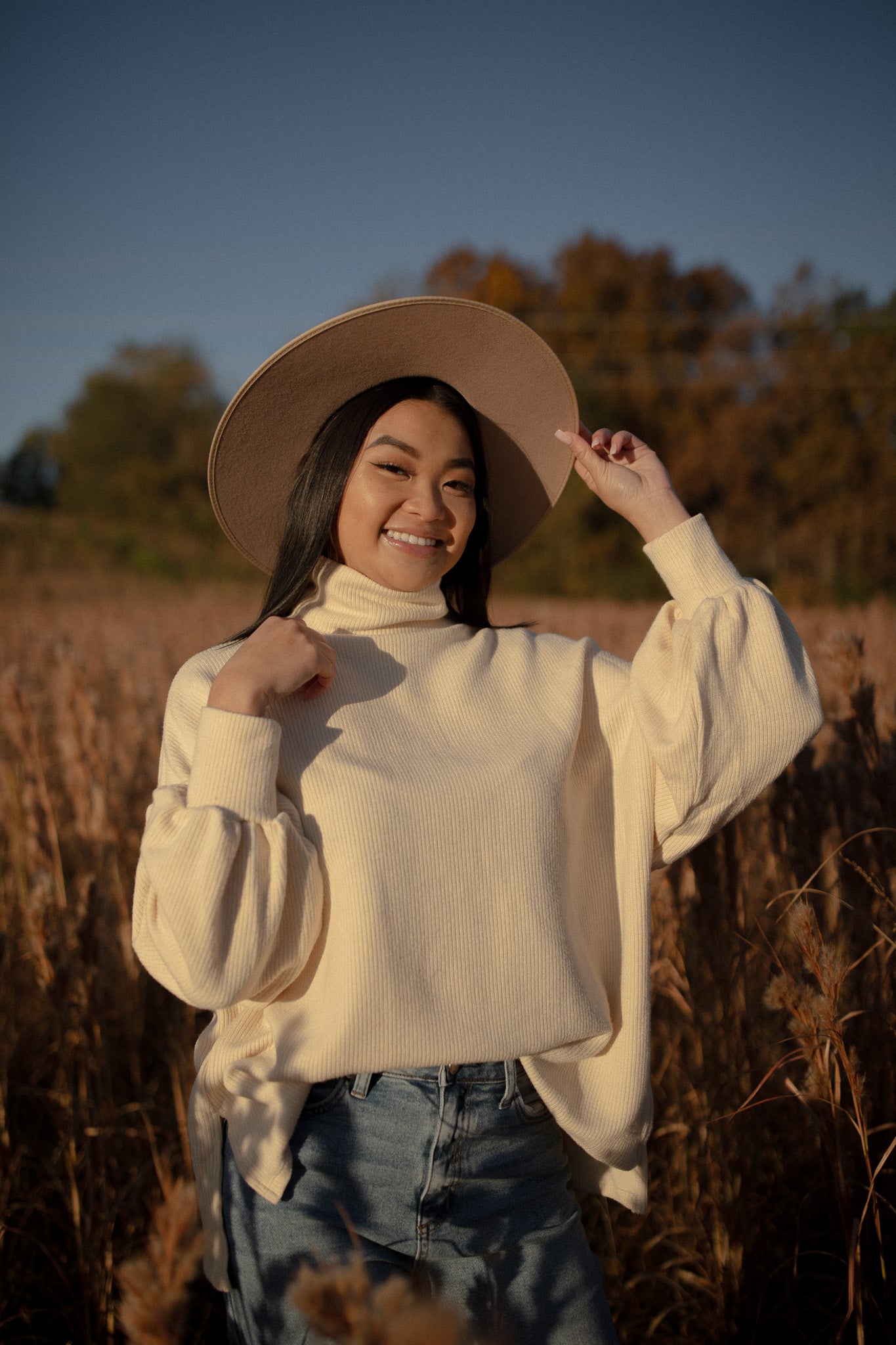 Balloon Sleeve Sweater (cream)