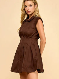 Mila Zipper Dress (black)