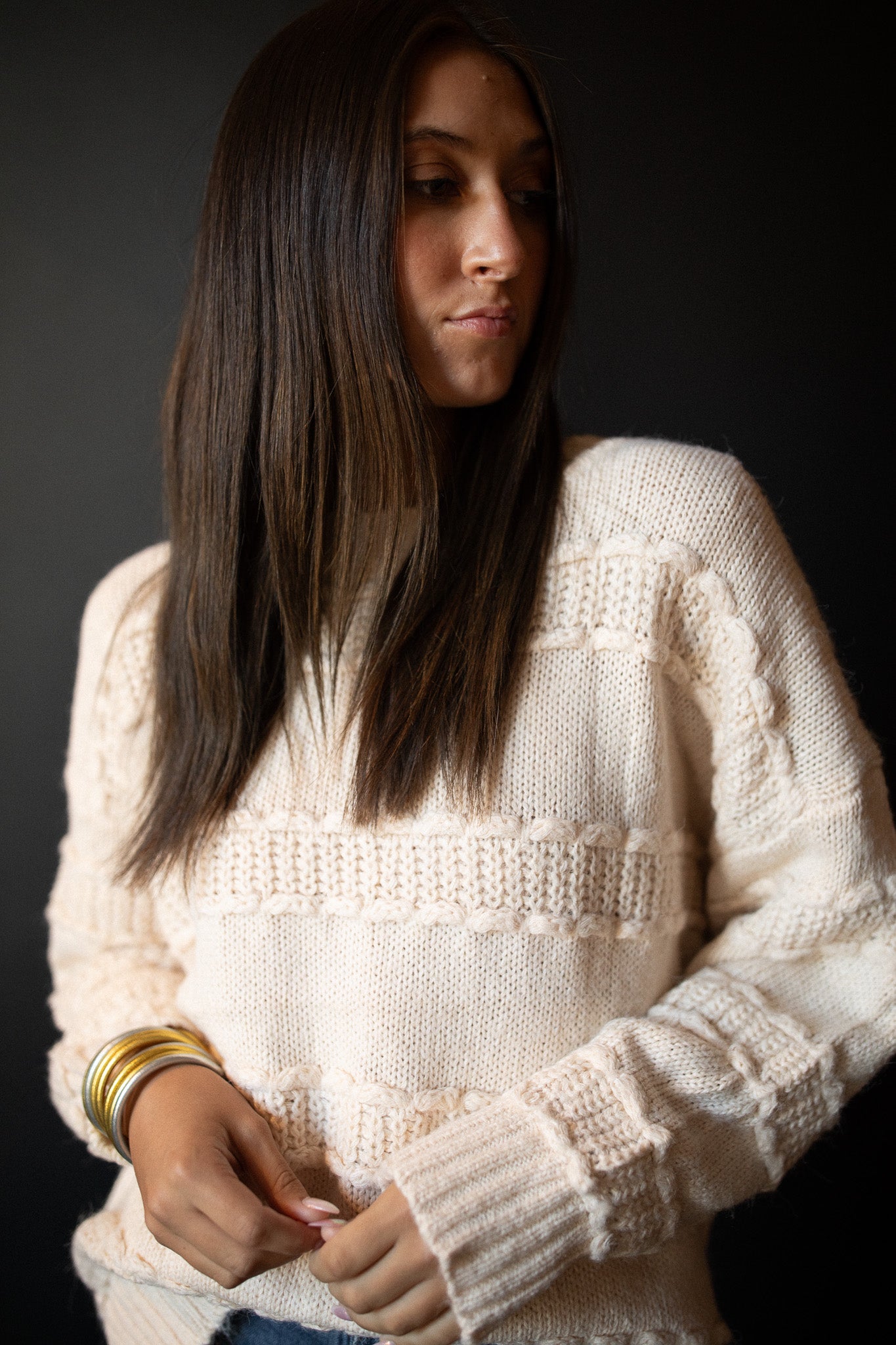 LITTLE LIES Girona Sweater (cream)