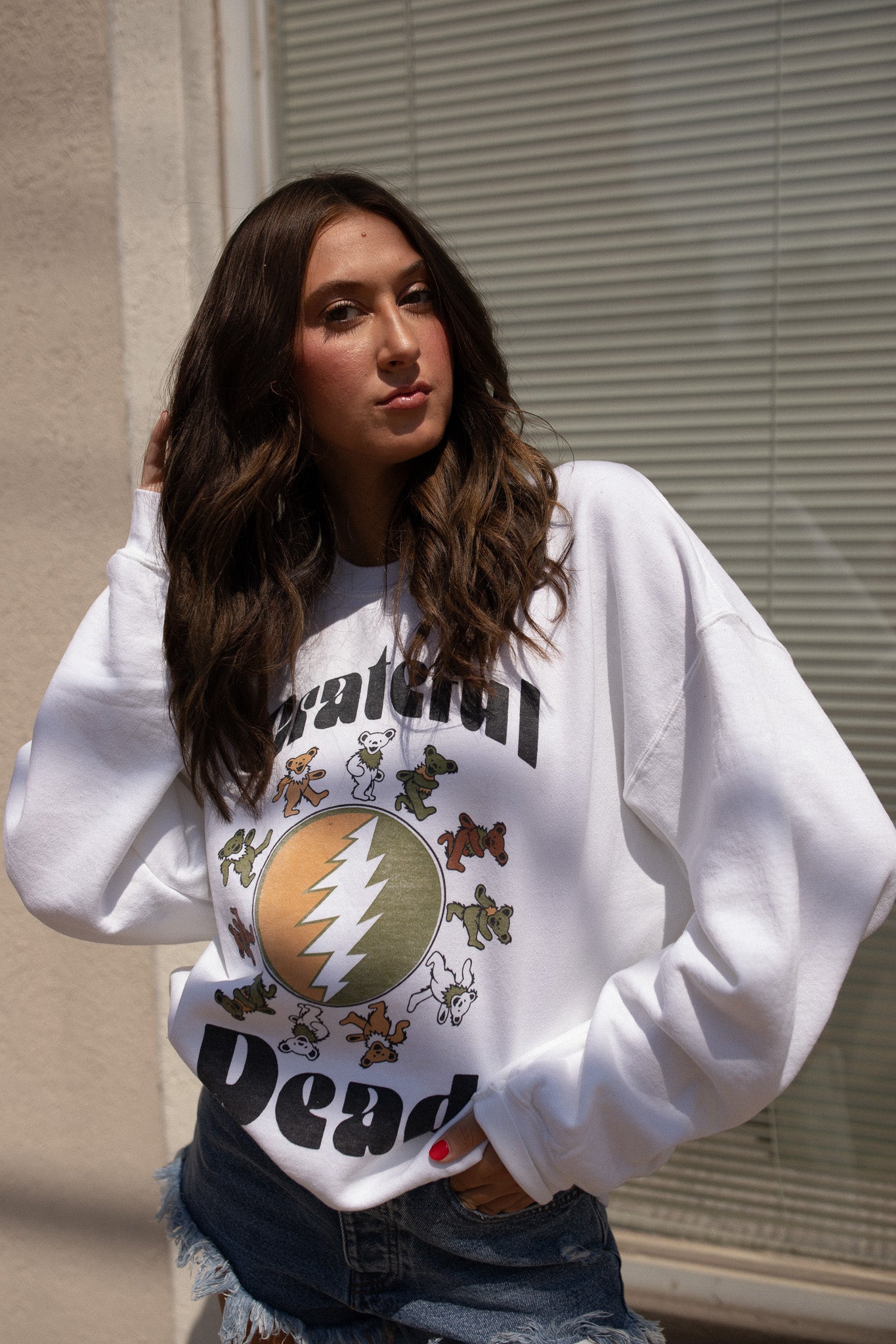 Grateful Dead Oversized Sweatshirt