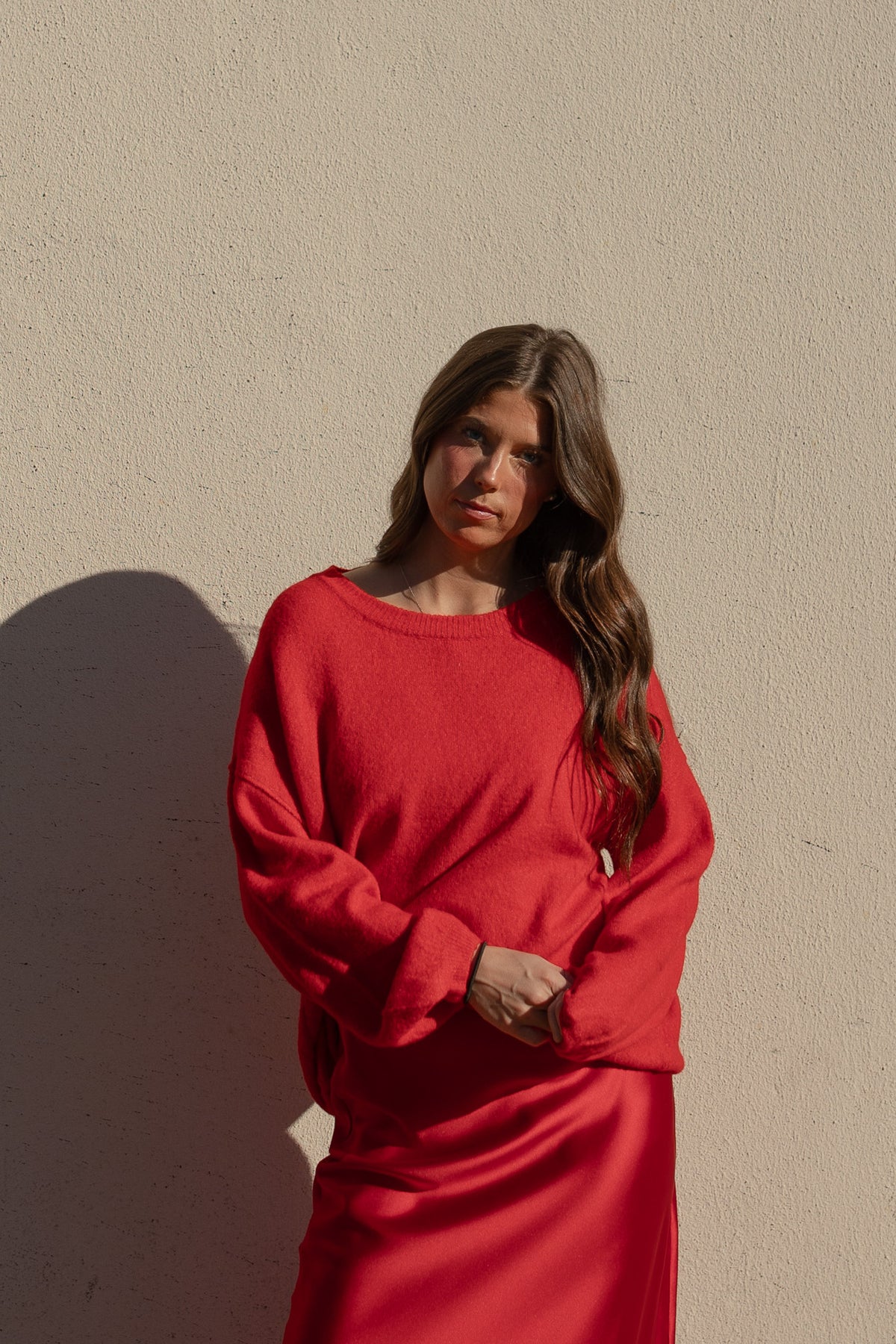 SALE BEST SELLER Homebody Sweater (red) - GEORGE-MARY'S