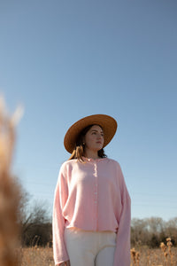 BEST SELLER The Piper Cardigan (baby pink) - GEORGE-MARY'S