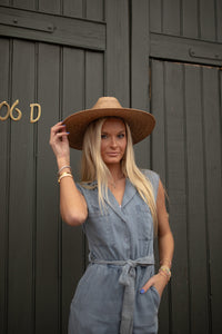 Rosie Collared Jumpsuit - GEORGE-MARY'S