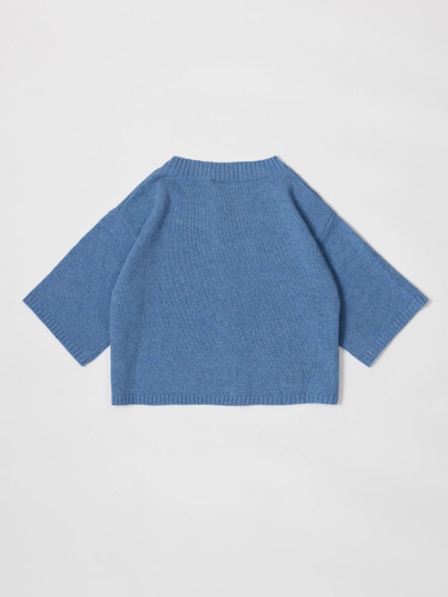 The Stacey Cardigan (heather grey) - GEORGE-MARY'S