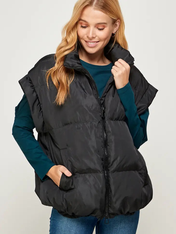 Ellison Puffer Vest (black)