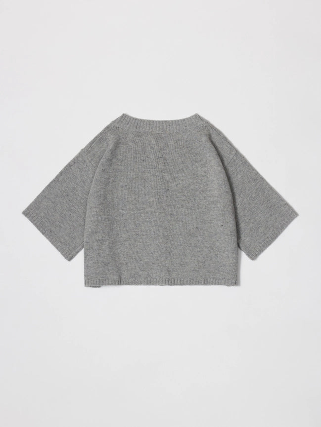 The Stacey Cardigan (heather grey) - GEORGE-MARY'S