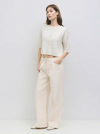 The Stacey Cardigan (heather grey) - GEORGE-MARY'S