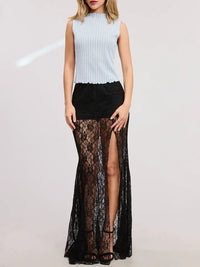 Mermaid Lace Maxi Skirt