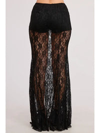 Mermaid Lace Maxi Skirt