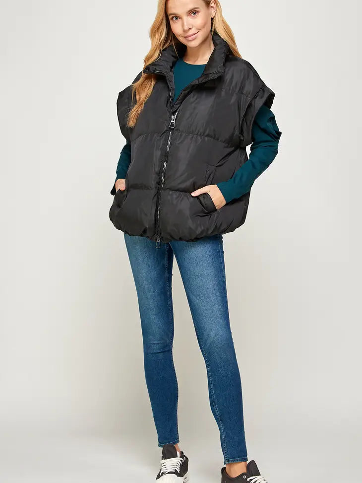 Ellison Puffer Vest (black)
