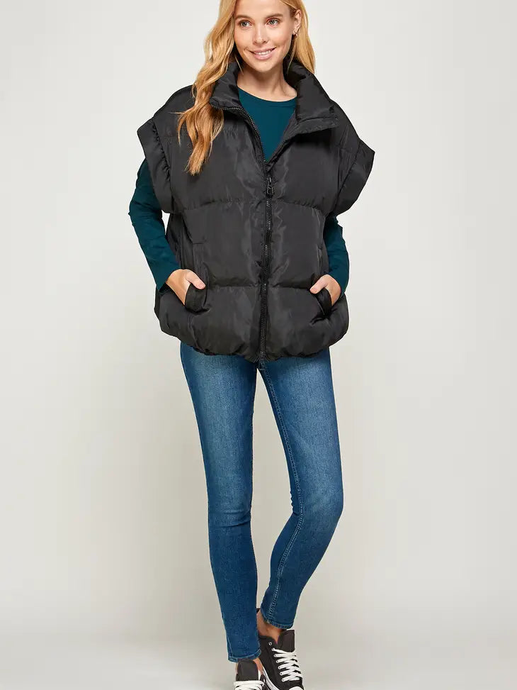 Ellison Puffer Vest (black)