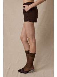Minimalist Mini Skort (chocolate)