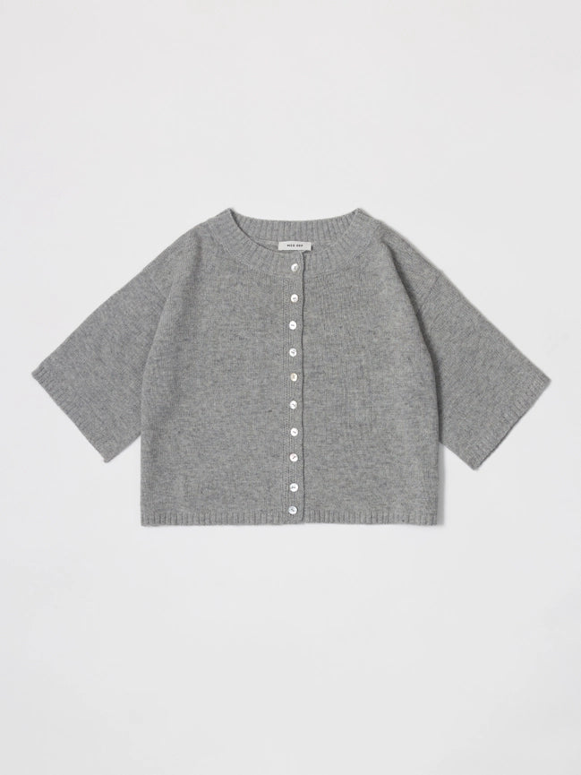 The Stacey Cardigan (heather grey) - GEORGE-MARY'S