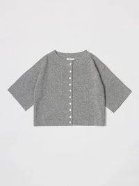 The Stacey Cardigan (heather grey) - GEORGE-MARY'S