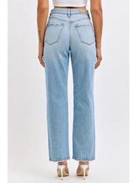 Super High Rise Dad Jean (light)