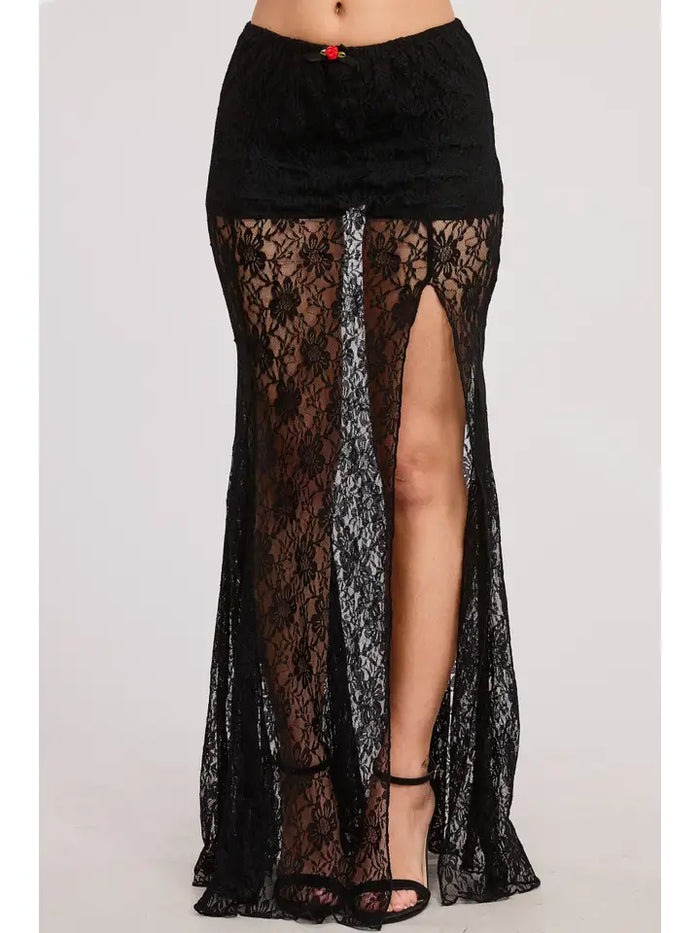 Mermaid Lace Maxi Skirt