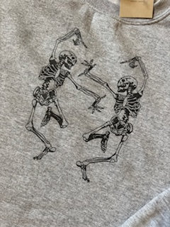 Skeleton Sweatshirt (heather grey)