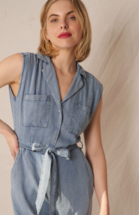 Rosie Collared Jumpsuit - GEORGE-MARY'S
