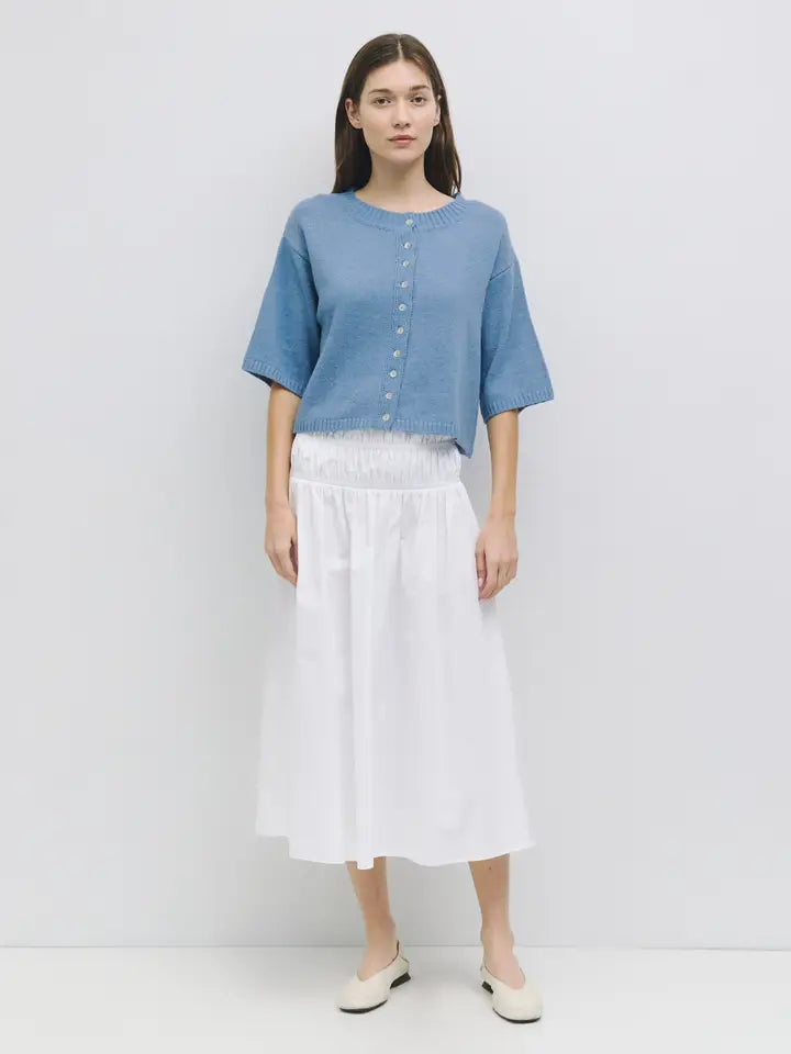 The Stacey Cardigan (heather grey) - GEORGE-MARY'S