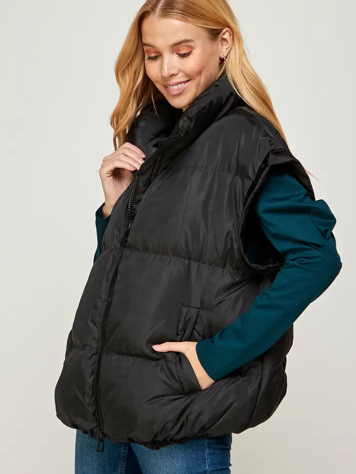 Ellison Puffer Vest (black)