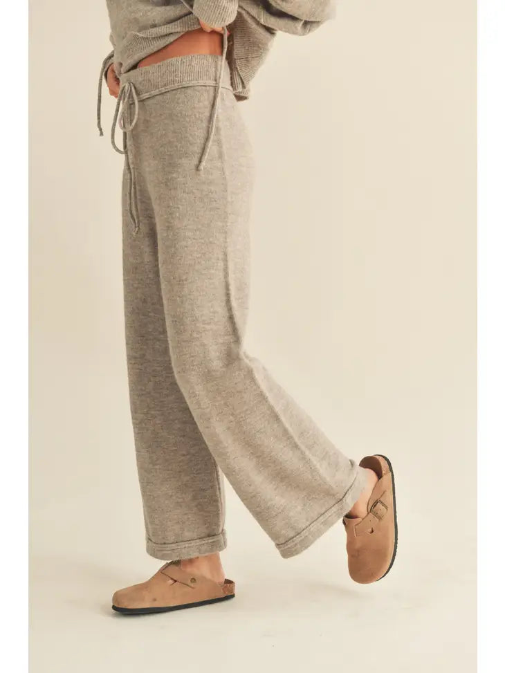 The Muse Sweater Pants (taupe)