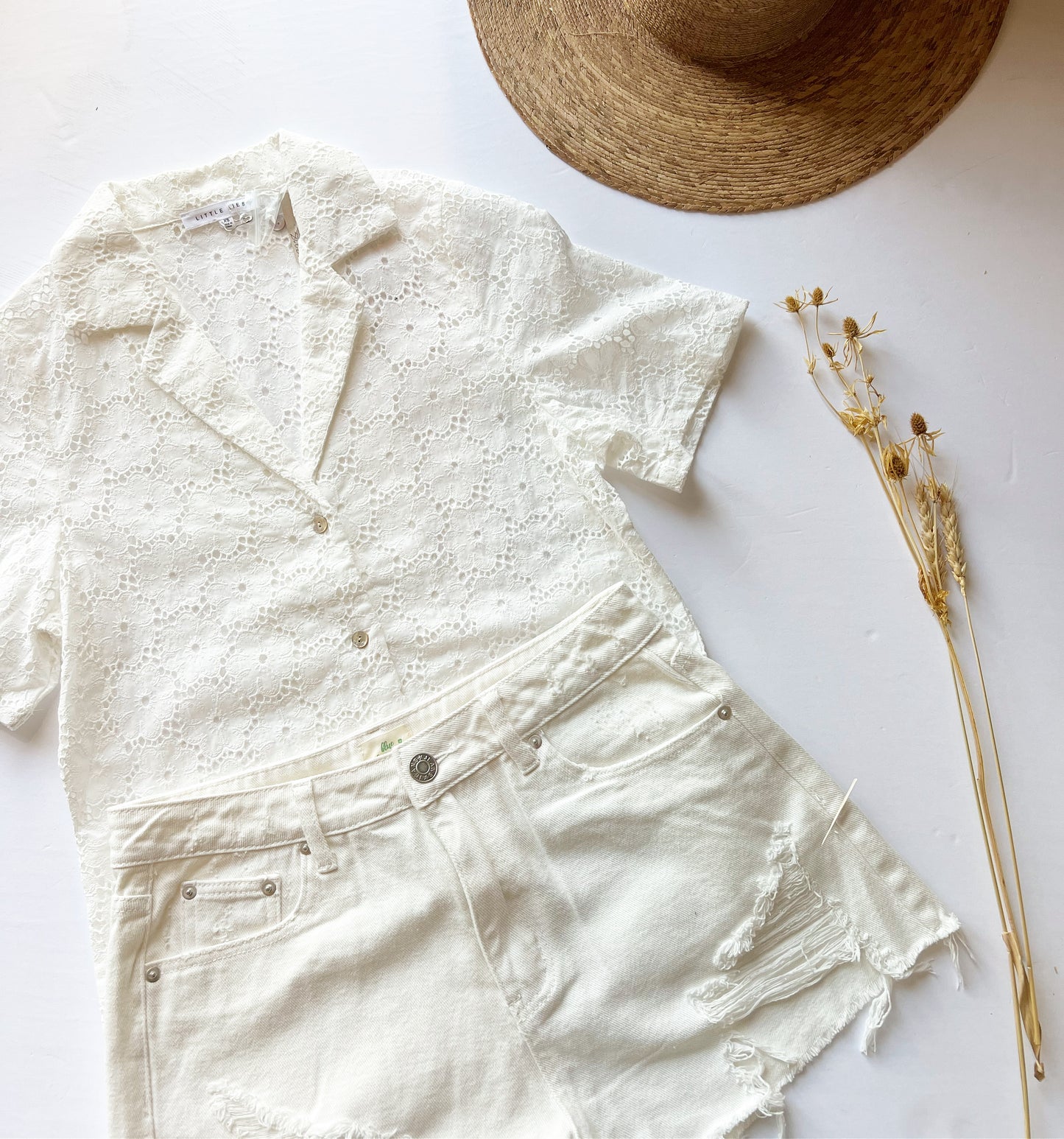 Little Lies Georgie Eyelet Blouse