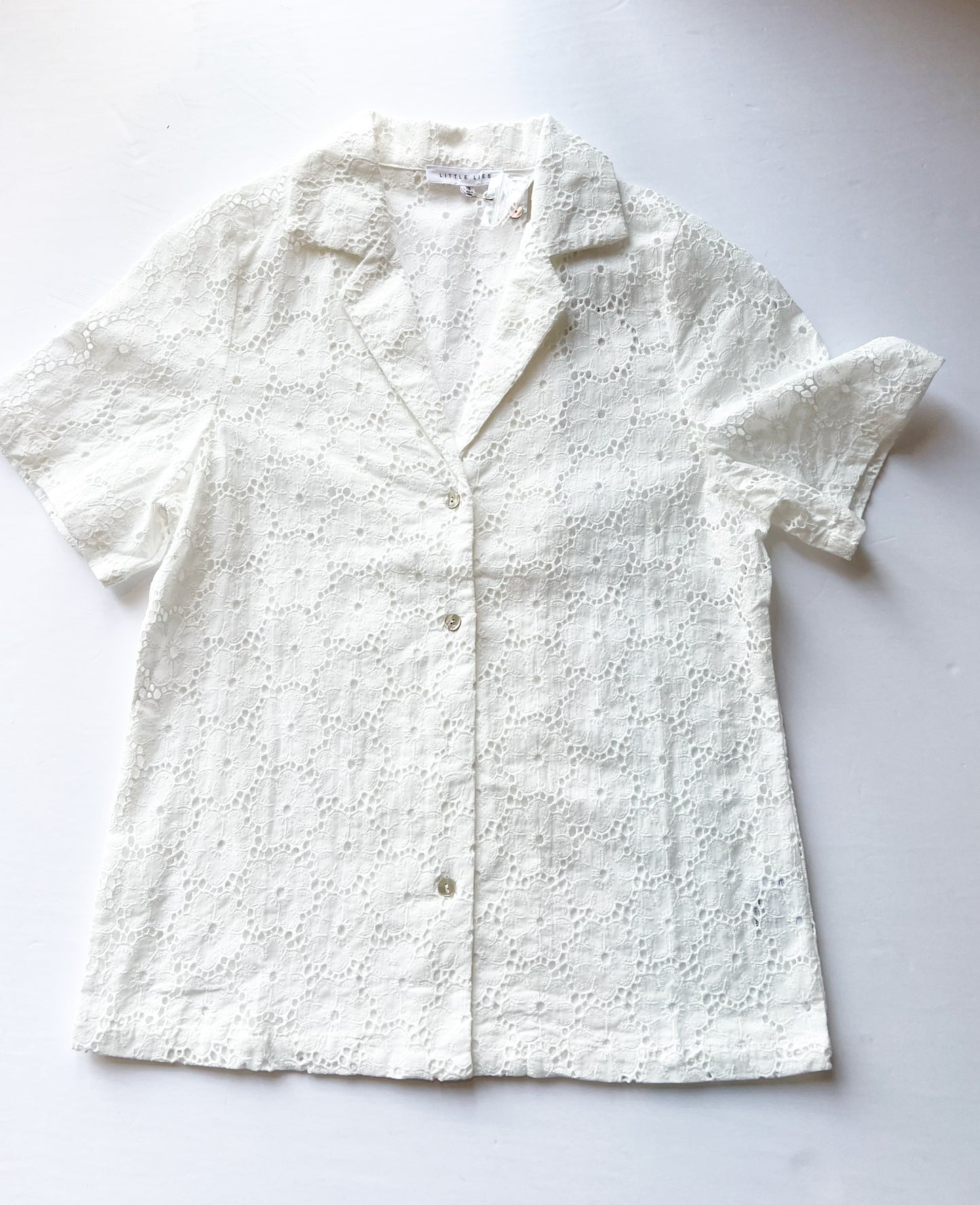 Little Lies Georgie Eyelet Blouse