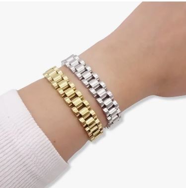 Watch Strap Link Bracelet (gold)