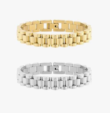 Watch Strap Link Bracelet (gold)