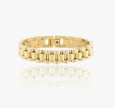 Watch Strap Link Bracelet (gold)