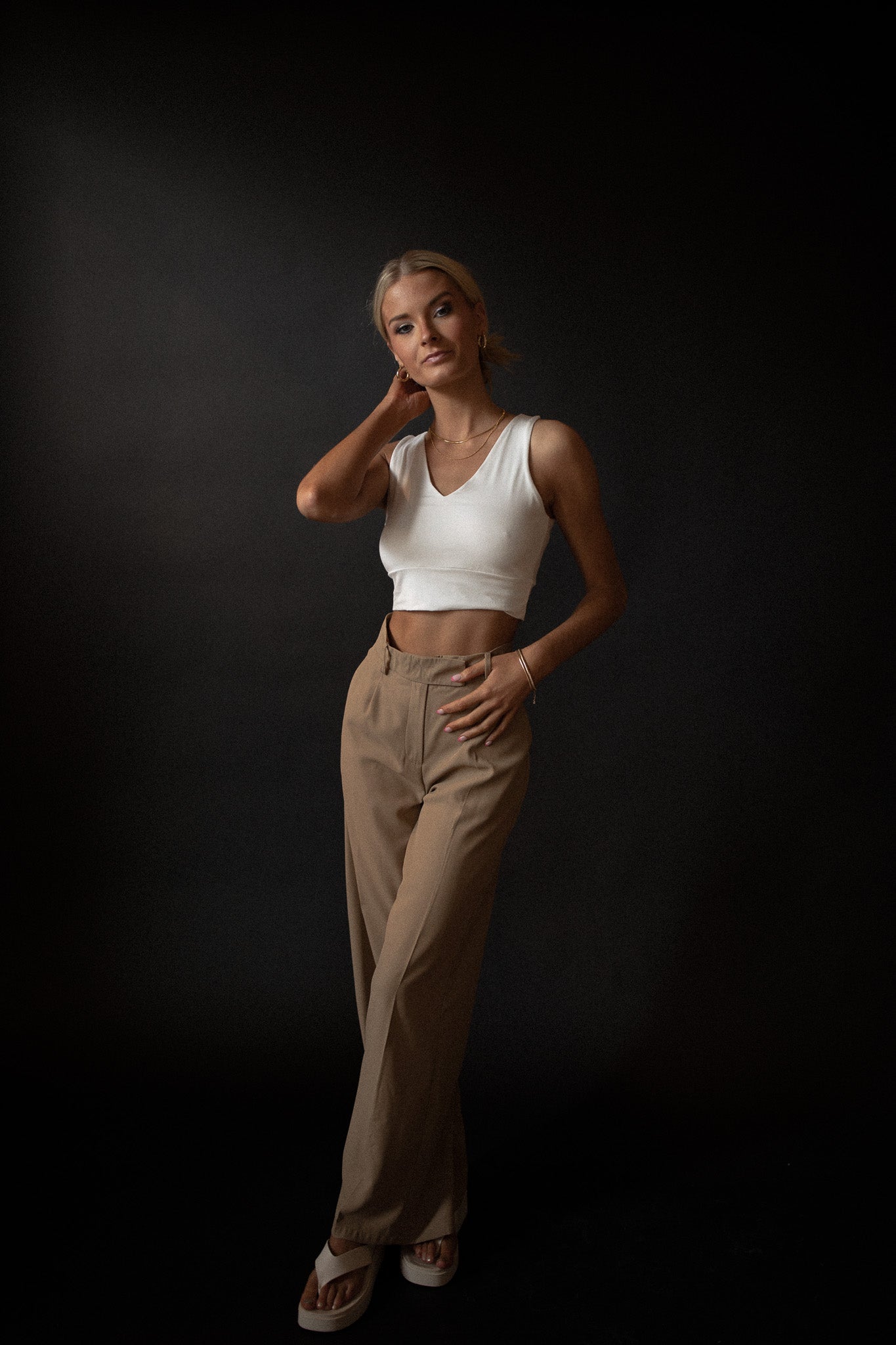 Soho Camel Trousers