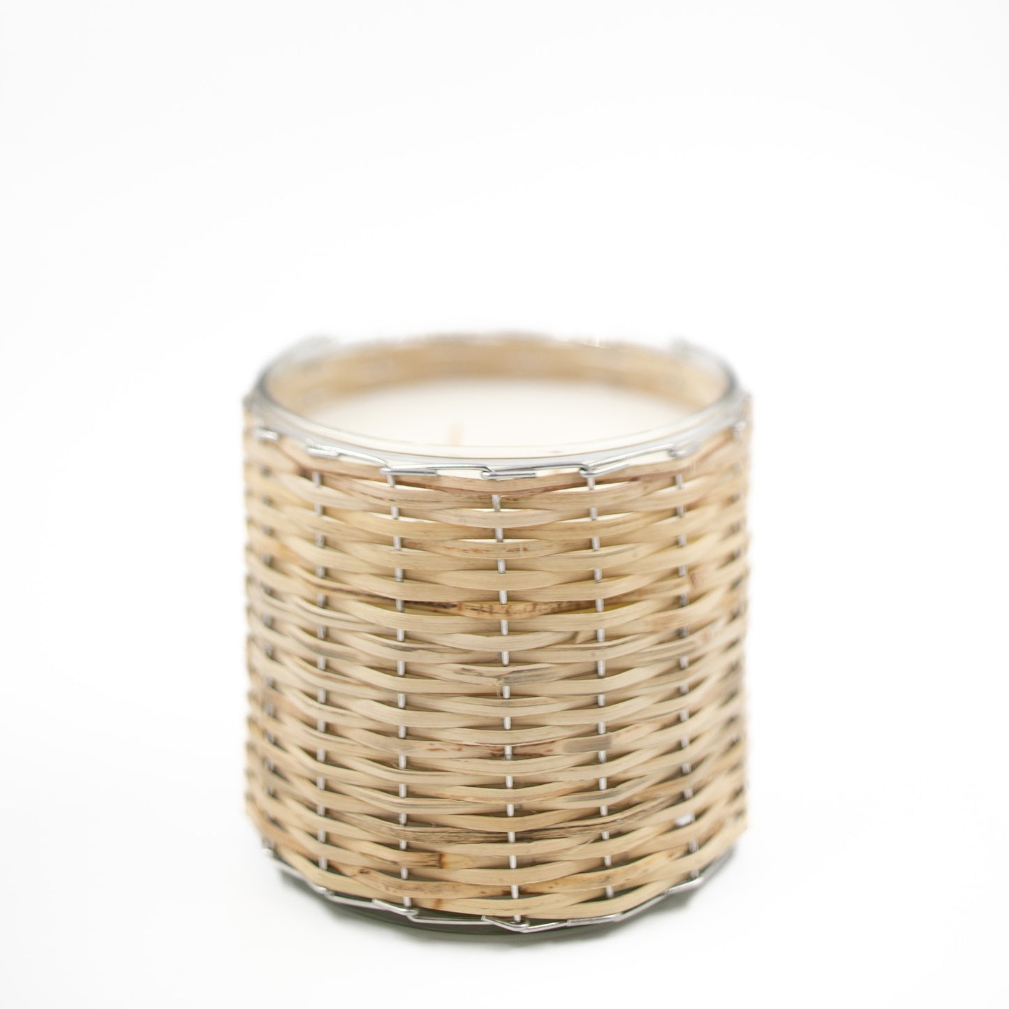 Blue Seaside Wicker Candles
