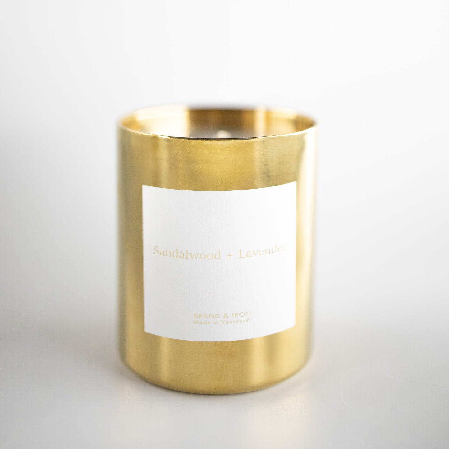 Sandalwood + Lavender Candle (gold series)
