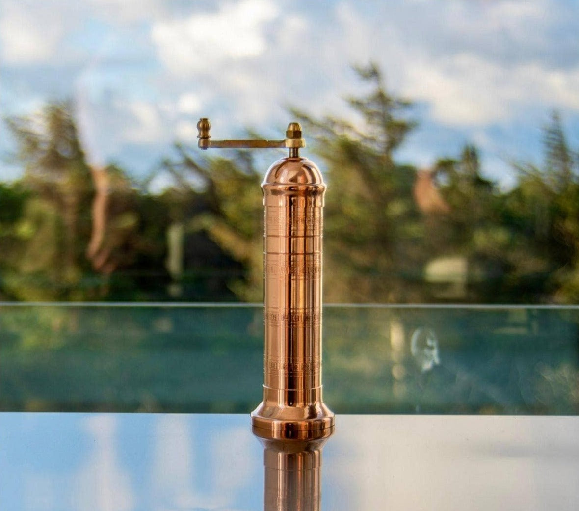 8" Heirloom Copper Salt Mill