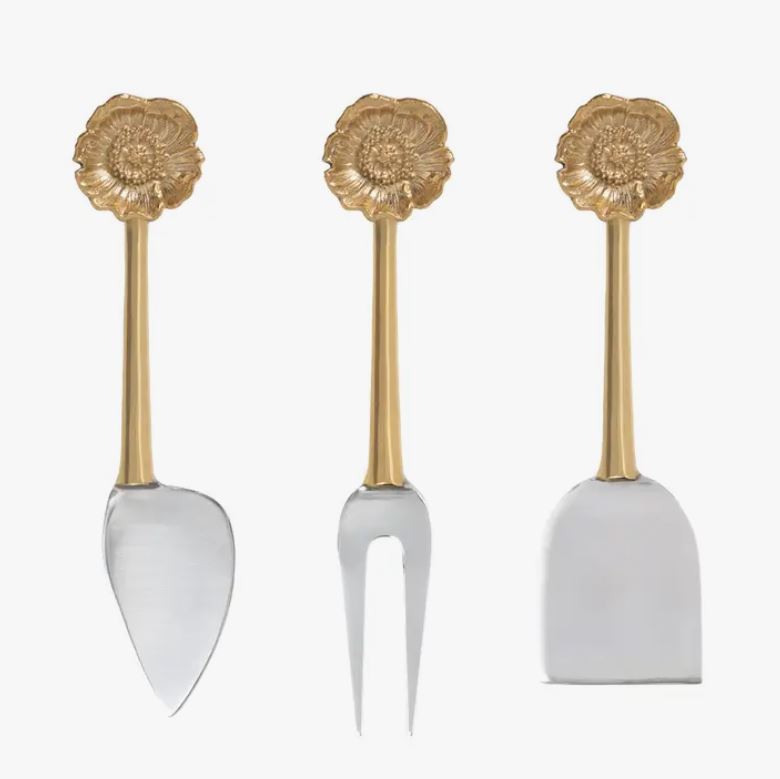 Poppy Cheese Cutlery Set