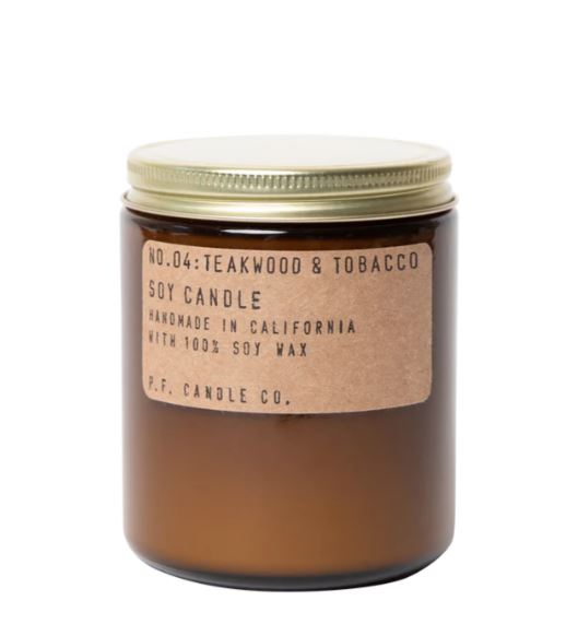 BEST SELLER Teakwood & Tobacco 7.2oz Soy Candle