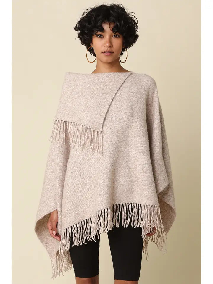 Mable Fringed Poncho