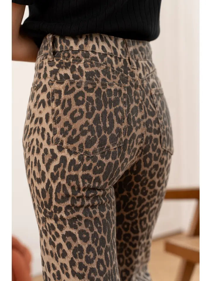 Barbara Leopard Jeans