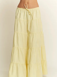 Butter Tiered Maxi Skirt