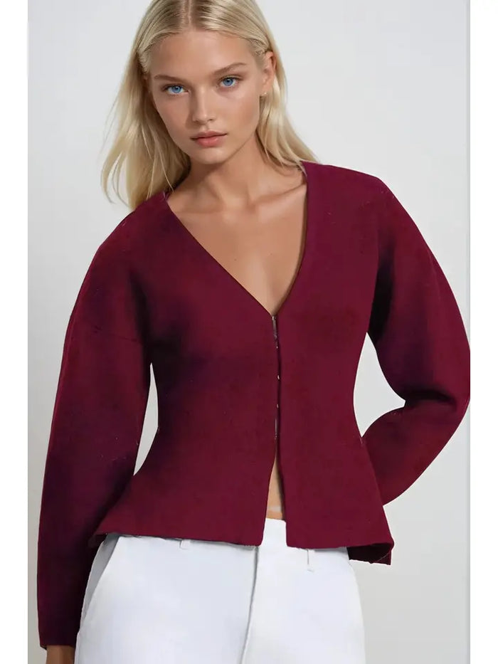 Mable Maroon Top