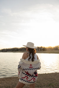 Sailboat Cardigan