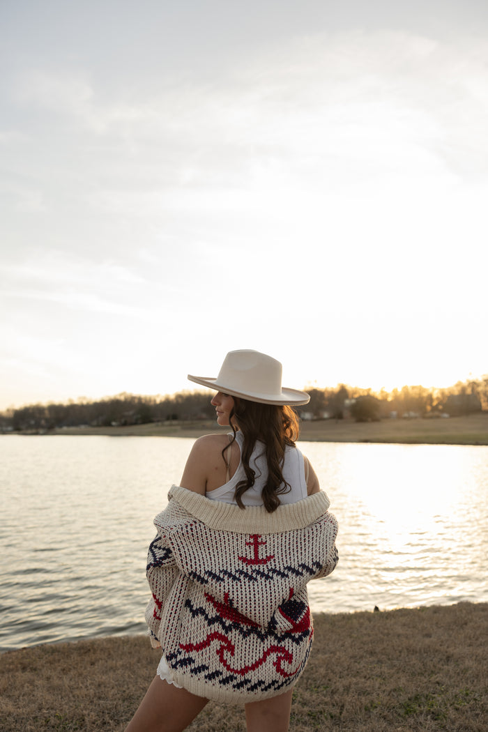 Sailboat Cardigan