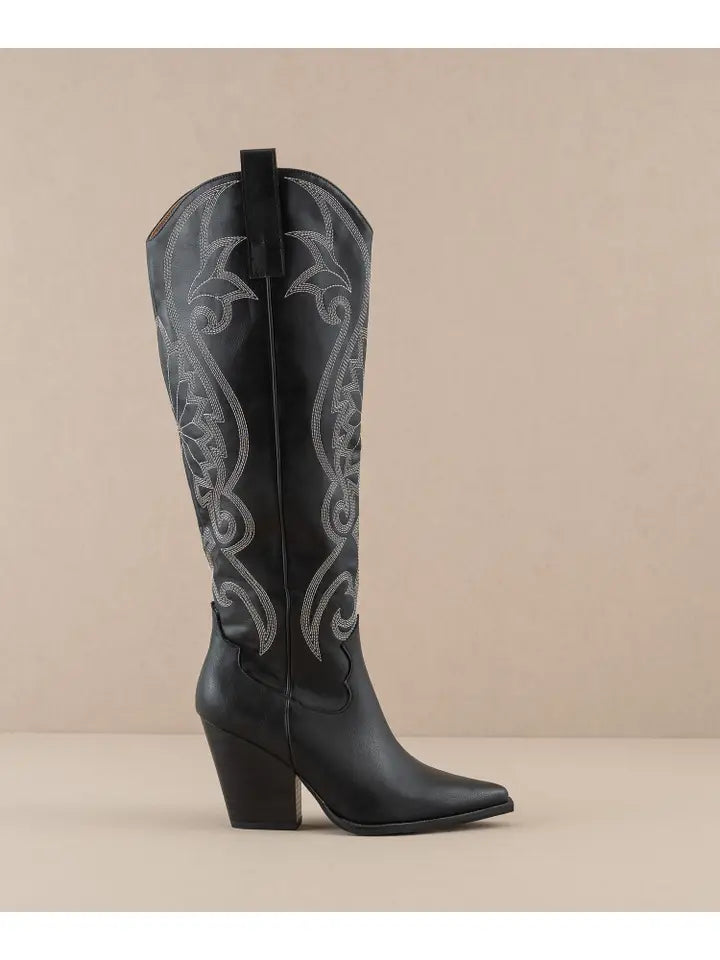 The Astrid Western Boot (black)