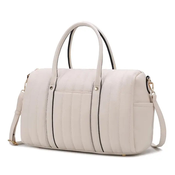 Passport Duffle Bag (beige) - GEORGE-MARY'S