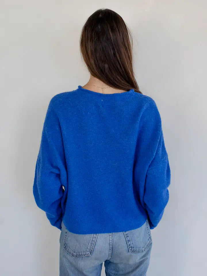 The Piper Cardigan (cobalt)