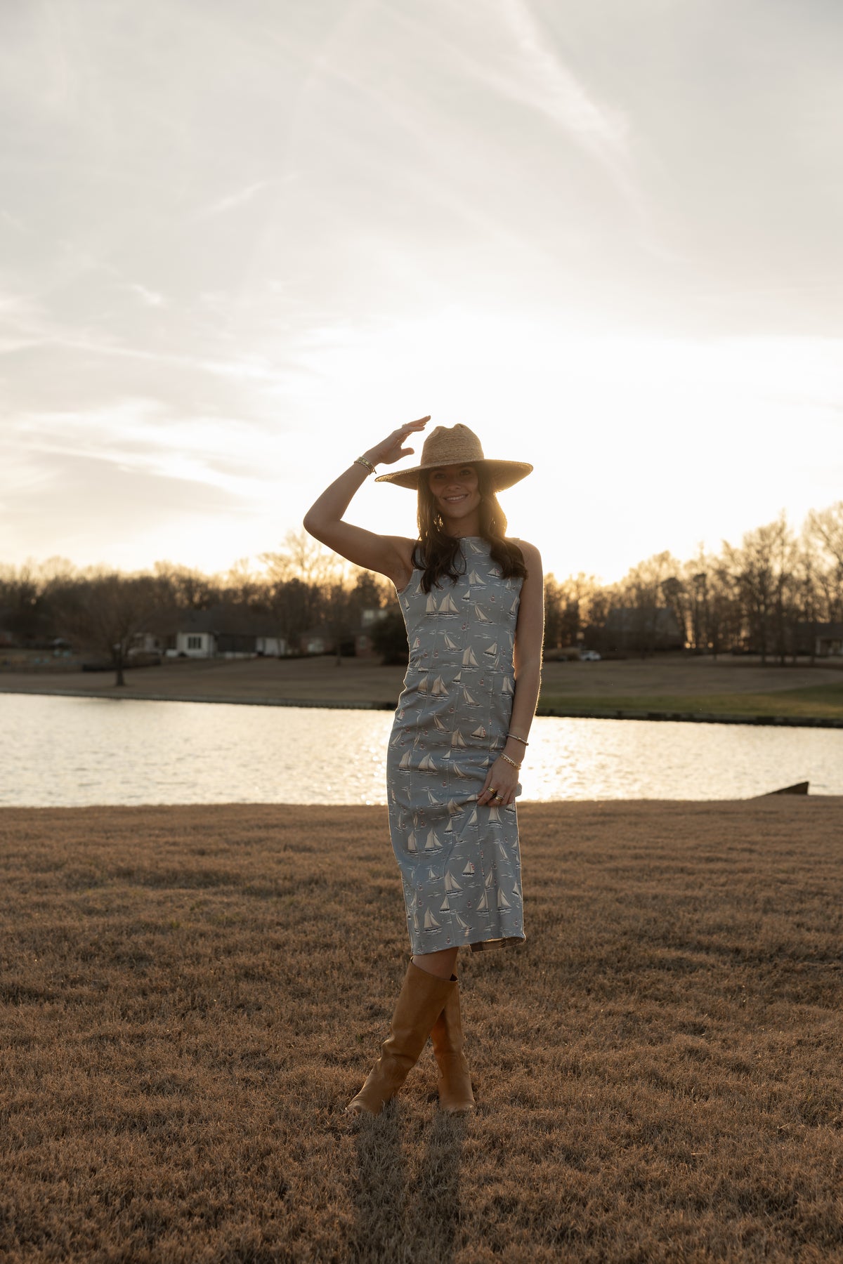 Sailboat Midi Dress