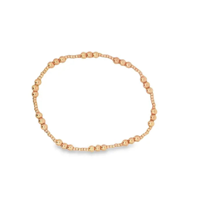 18K GOLD FILLED BEAC BRACELET