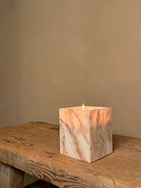 Calacatta Borghini Marble Candle