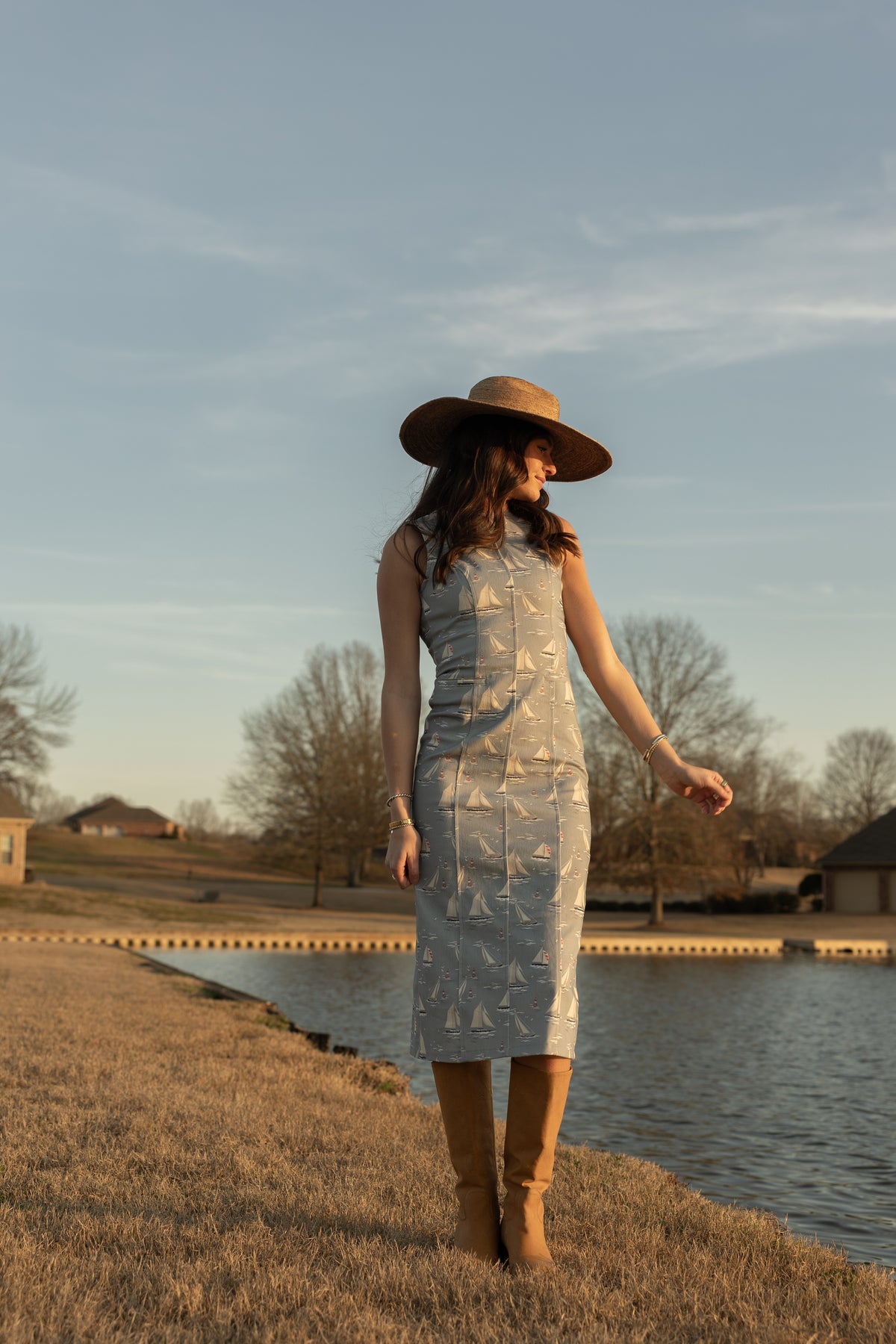Sailboat Midi Dress